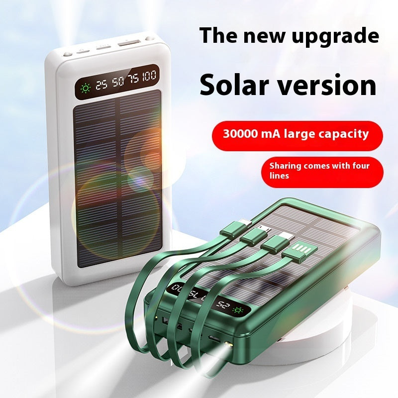 30000 mA Solar Power Bank