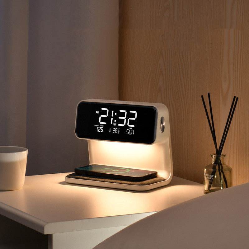 3 In 1 Bedside Lamp Wireless Charger