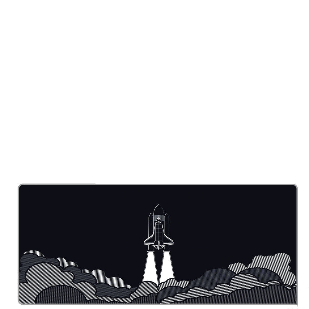 Black Rubber Mouse Pad Mechanical