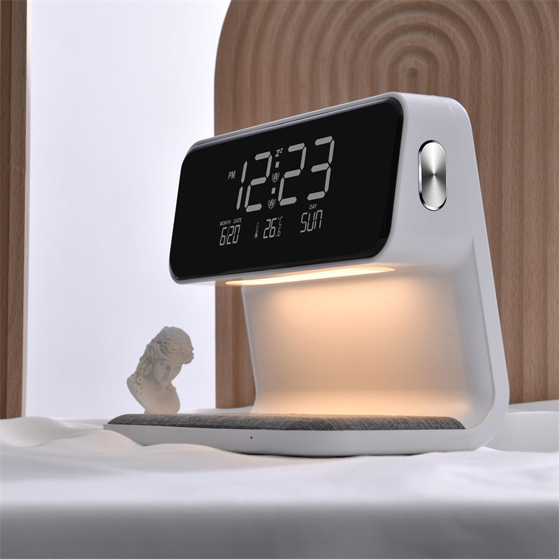 3 In 1 Bedside Lamp Wireless Charger