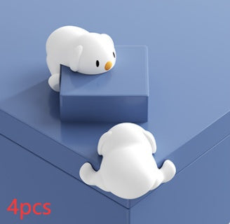 Cute And Creative Dog Silicone Corner Protection Table