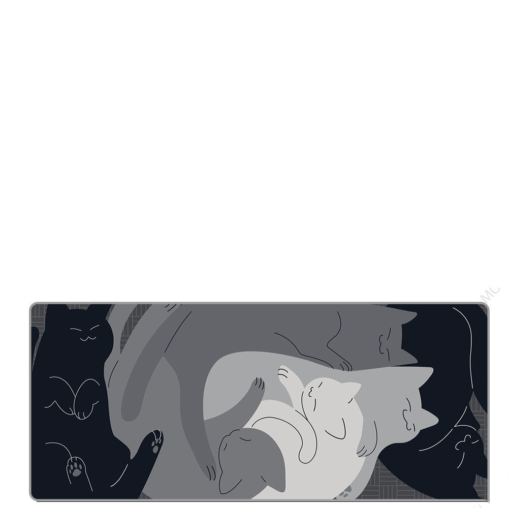 Black Rubber Mouse Pad Mechanical
