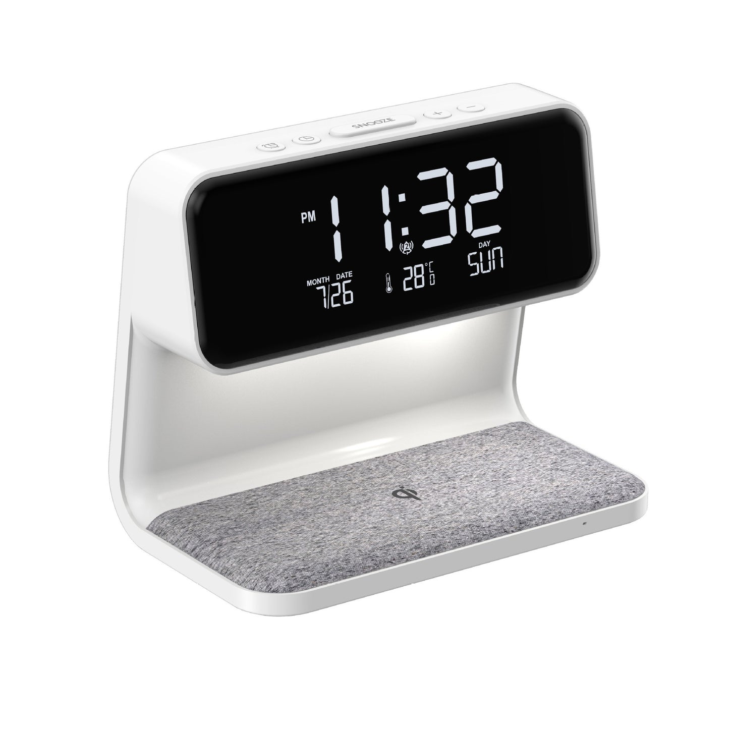 3 In 1 Bedside Lamp Wireless Charger