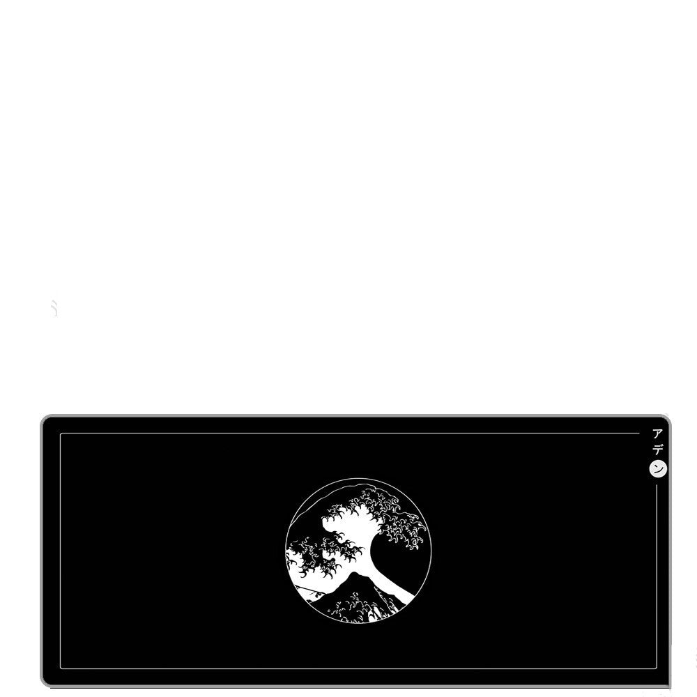 Black Rubber Mouse Pad Mechanical