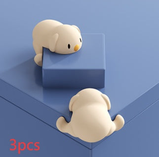 Cute And Creative Dog Silicone Corner Protection Table