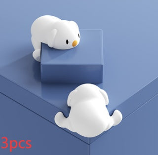 Cute And Creative Dog Silicone Corner Protection Table