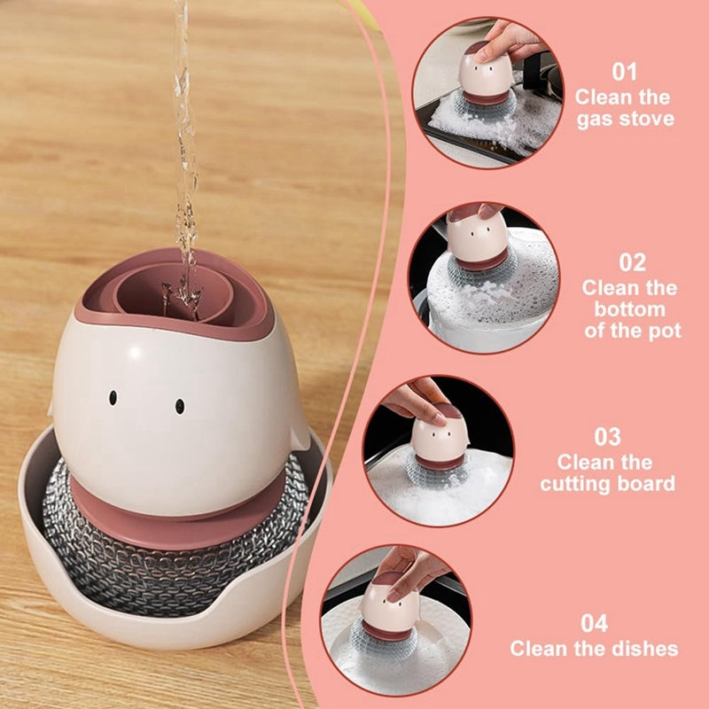 QuickFill Dish Scrubber