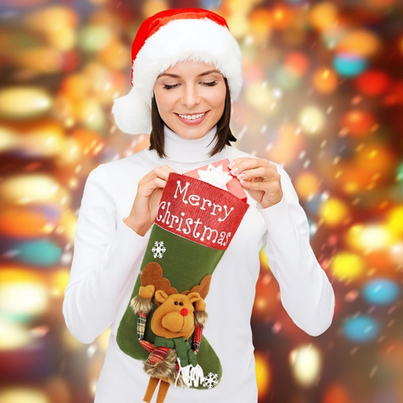 Christmas Socks Snowman